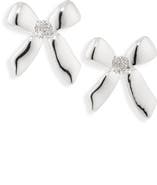 NORDSTROM RACK Crystal Bow Stud Earrings
