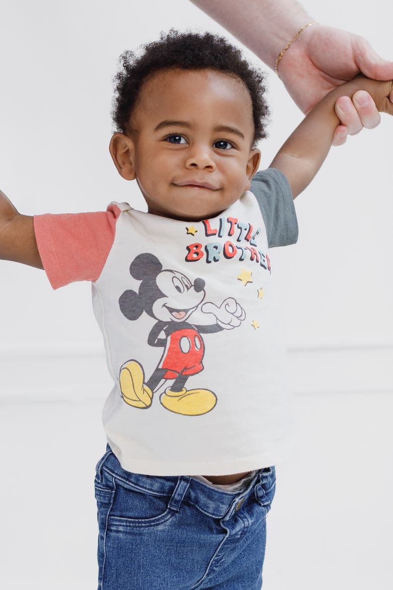 Mickey Mouse Short Sleeve T-Shirt, Alternate, color, Alabaster Mickey Mouse