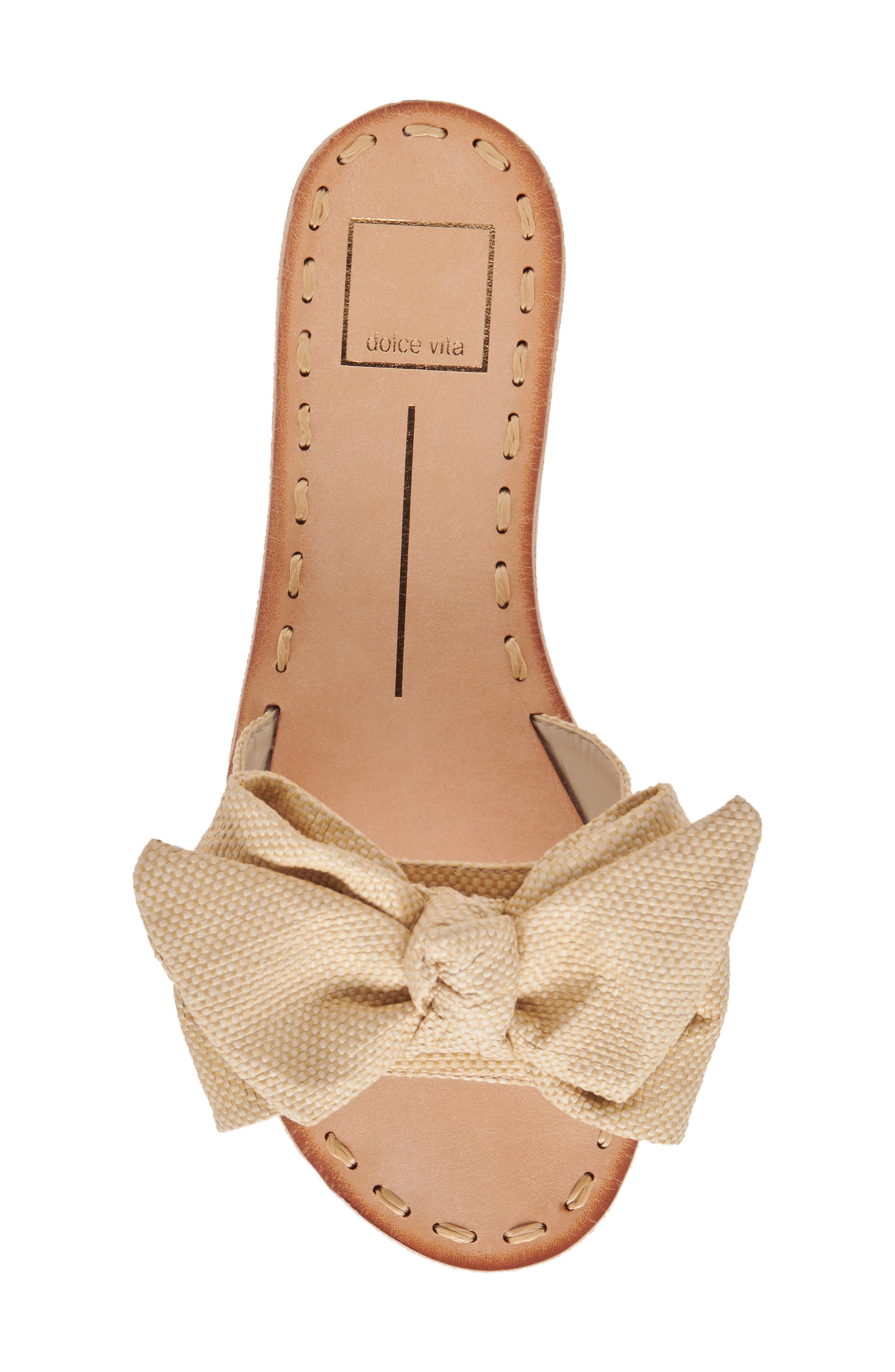 Dolce Vita Darsey Slide Sandal, Alternate, color, Light Natural Raffia
