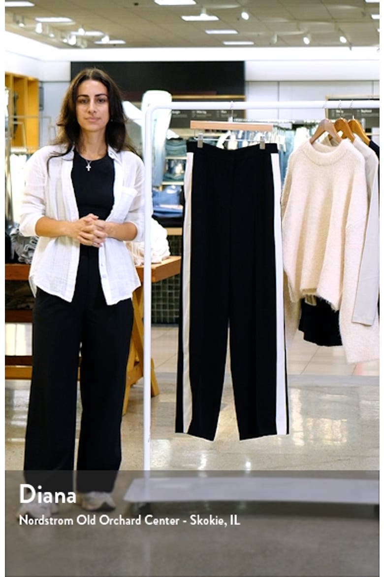 Contrast Stripe Pants video