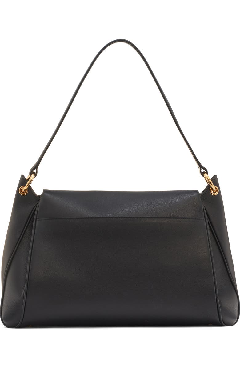 TOM FORD Medium Tara Leather Shoulder Bag, Alternate, color, Black