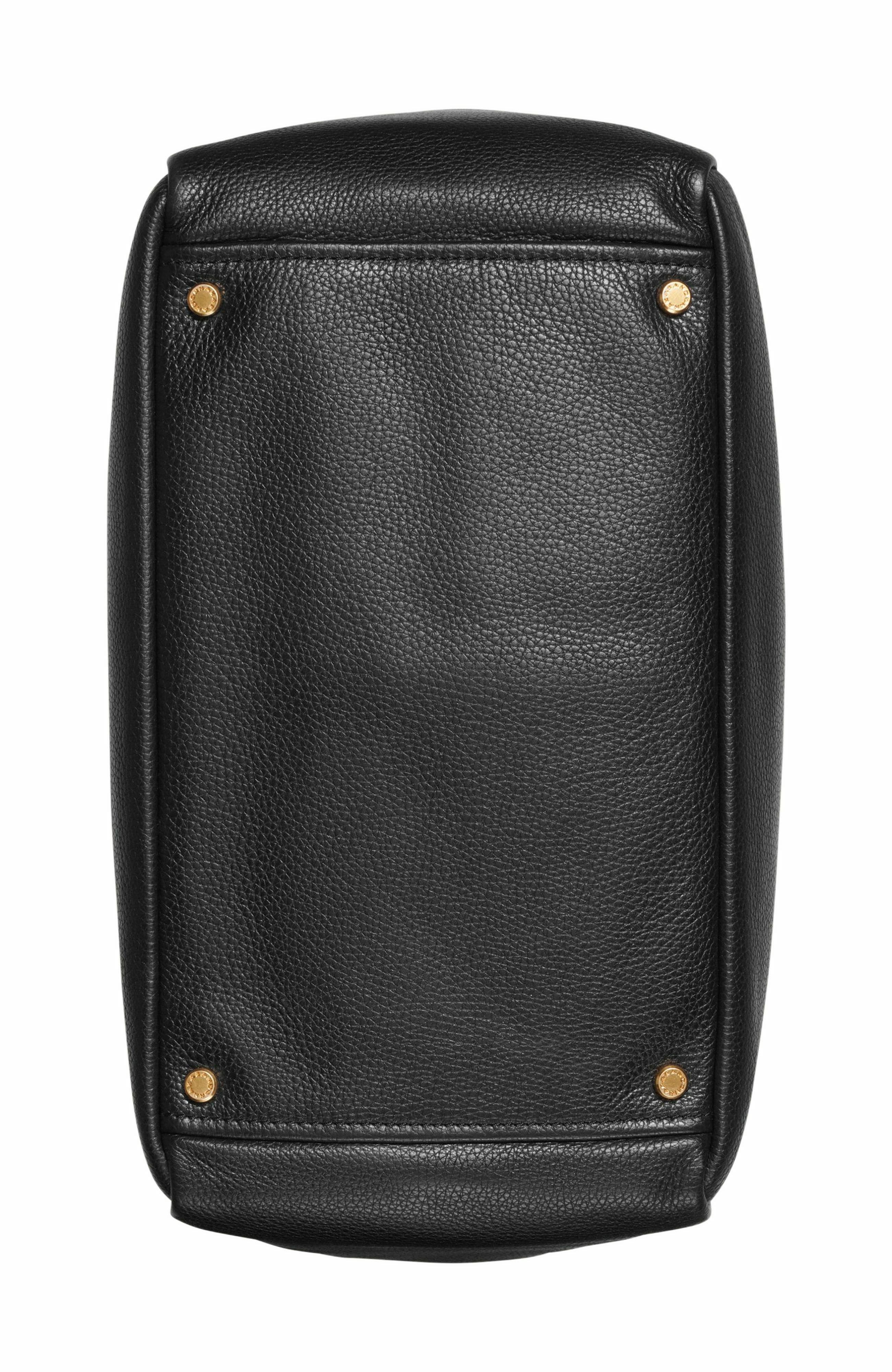 Donna Karan New York Amagansett Shoulder Bag, Alternate, color, Black/Gold