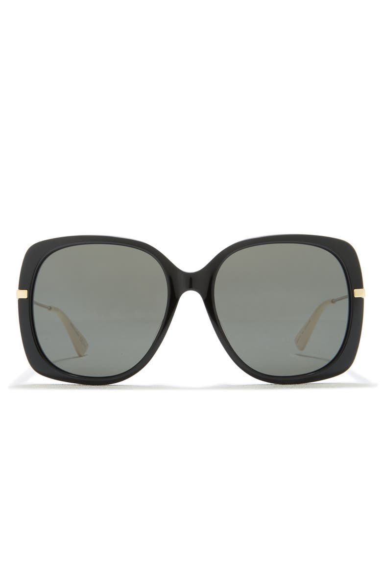 Gucci 57mm Square Sunglasses, Main, color,
