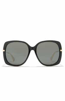 Gucci 57mm Square Sunglasses