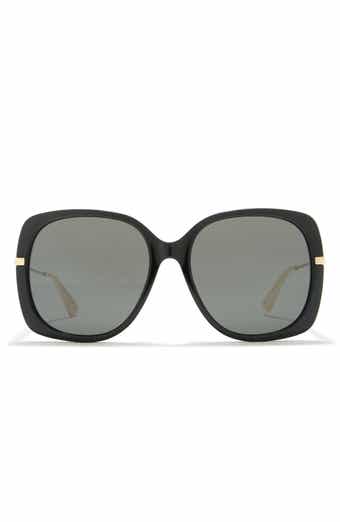 Gucci 57mm Square Sunglasses