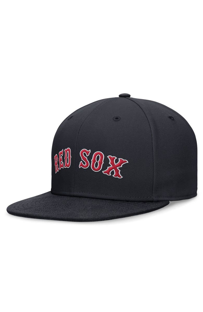 Nike Men's Nike Navy Boston Red Sox Evergreen Performance Fitted Hat, Main, color, Navy