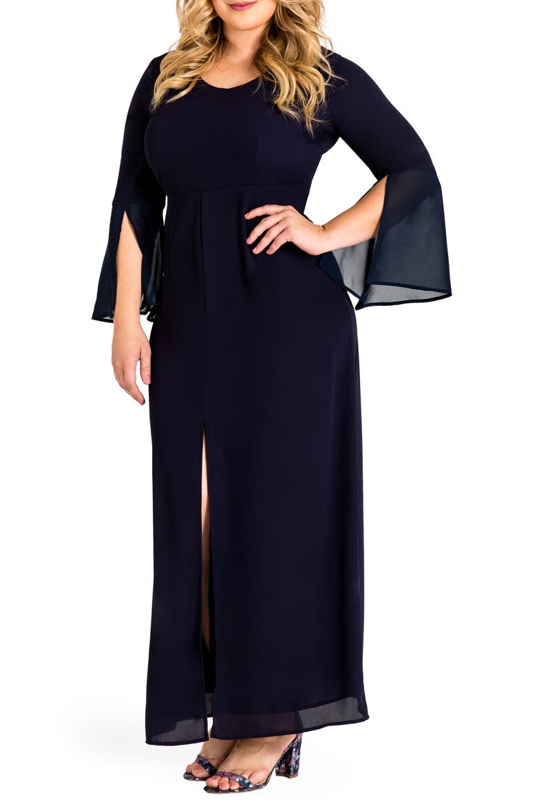 Norah Maxi Dress, Main, color, NAVY