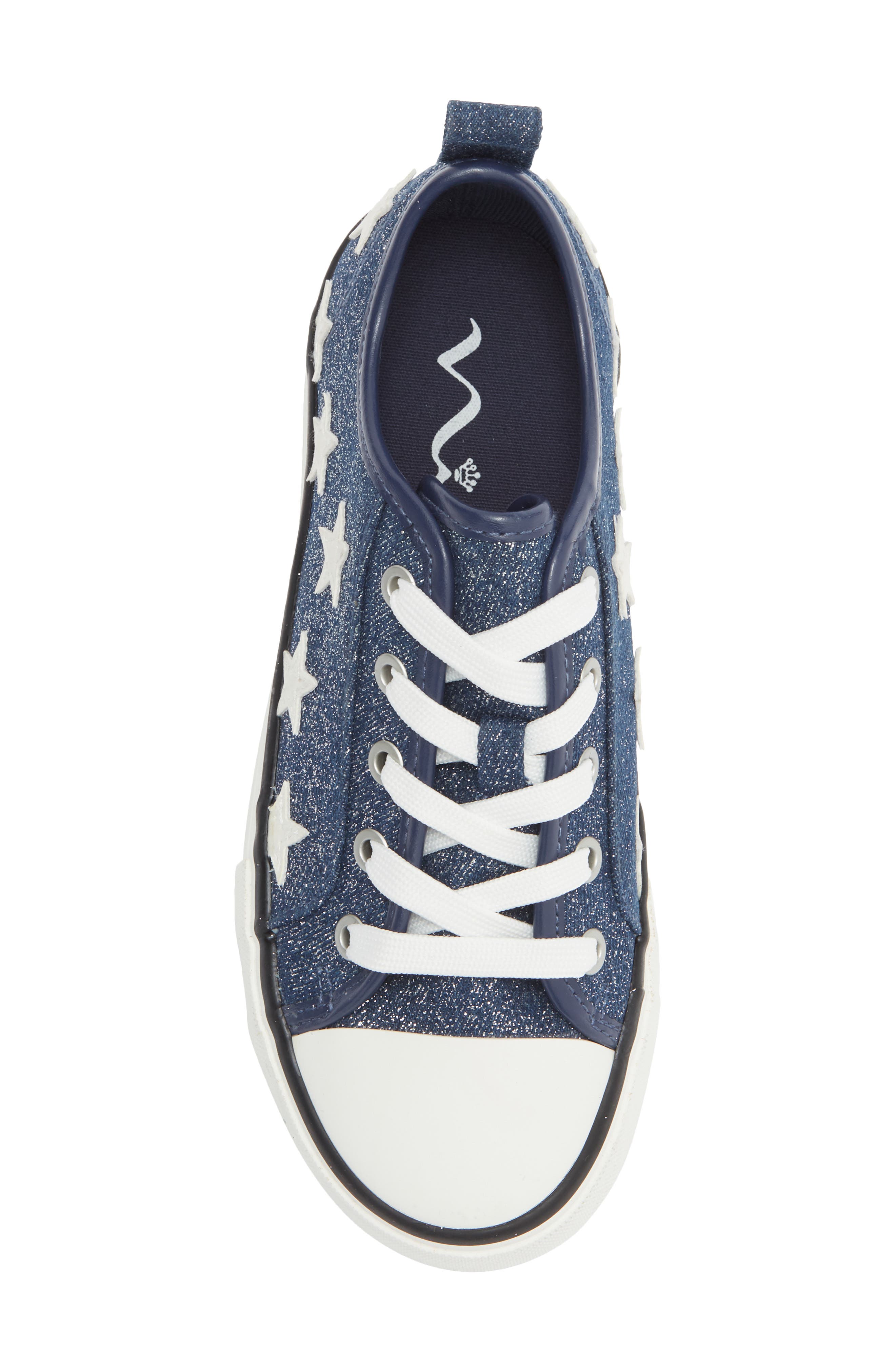 Kids' Follie Star Sneaker, Alternate, color, DARK DENIM