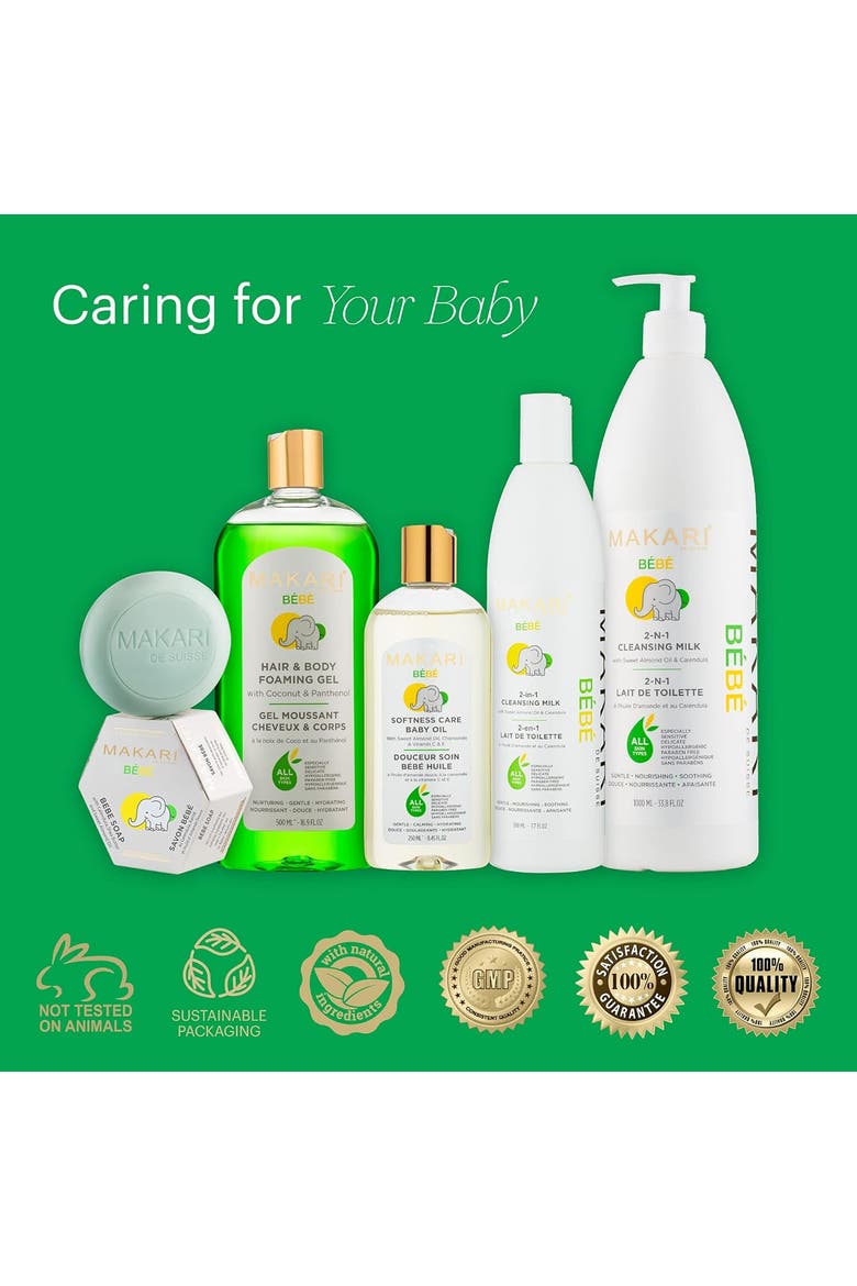 Baby Hair & Body Foaming Gel, Alternate, color, None