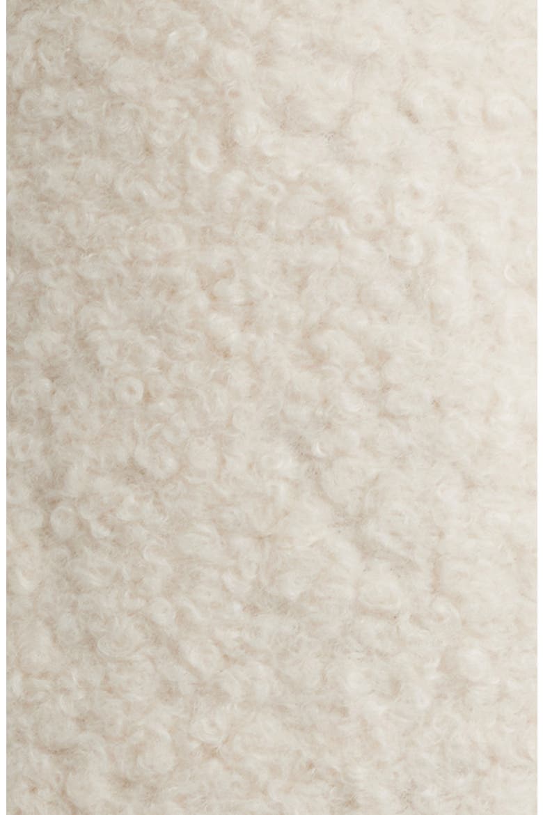 Double Breasted Bouclé Coat, Alternate, color, CREAM