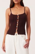 SNDYS Odessa Bead Lined Rib Camisole