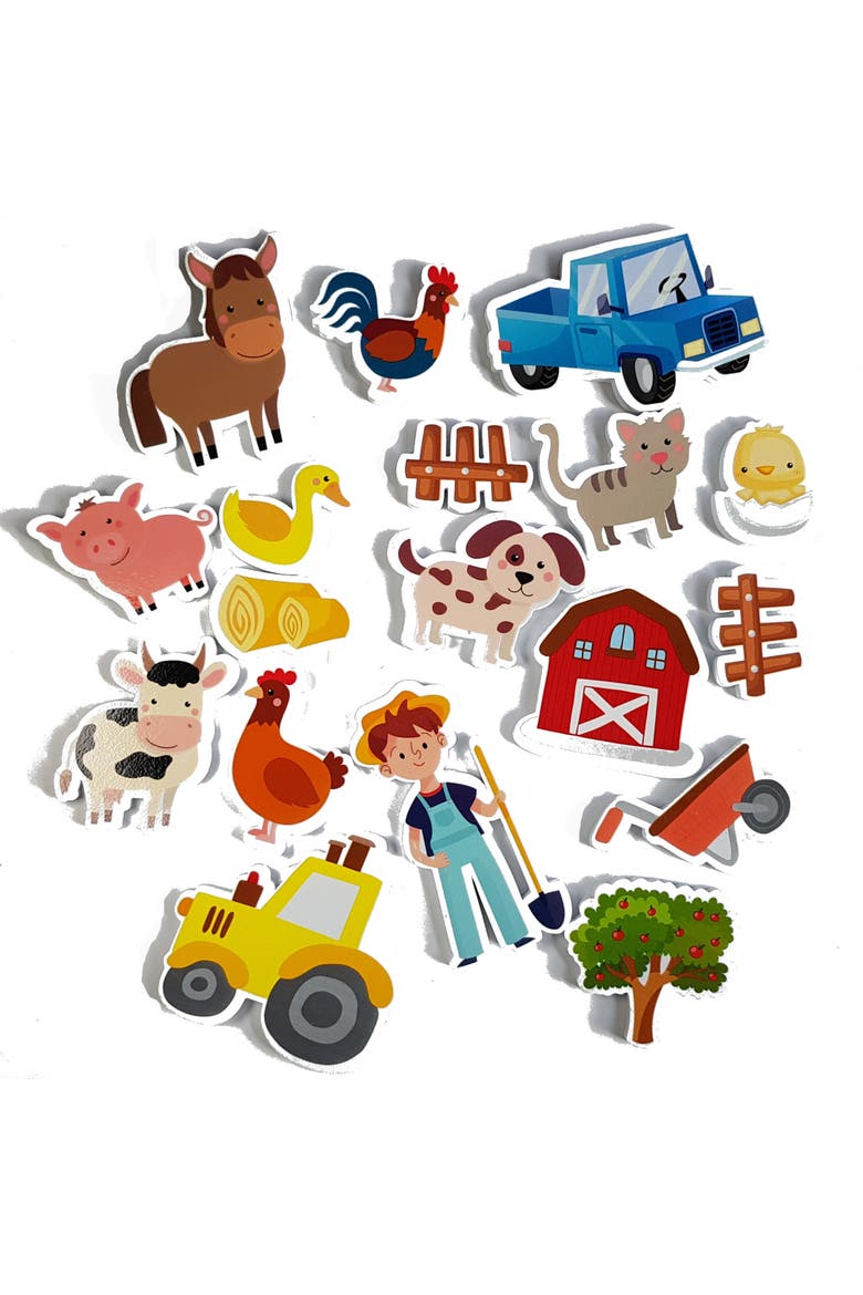 Farm Bath Time Stickers, Age 3+, Main, color, Multicolored