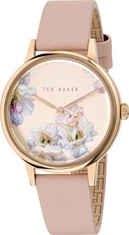 Ted Baker Phylipa Leather Strap Watch, 36mm