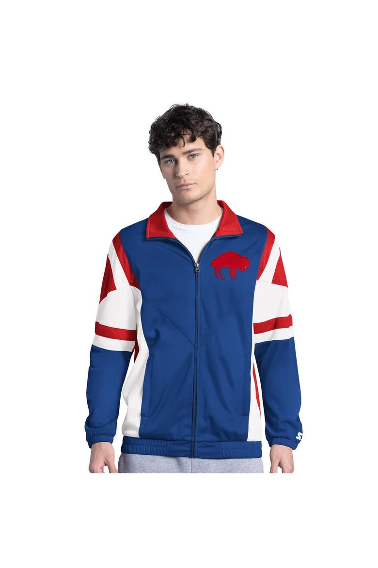 Men's Starter  Royal Buffalo Bills Contender Vintage Logo Full-Zip Track Jacket, Main, color, Royal