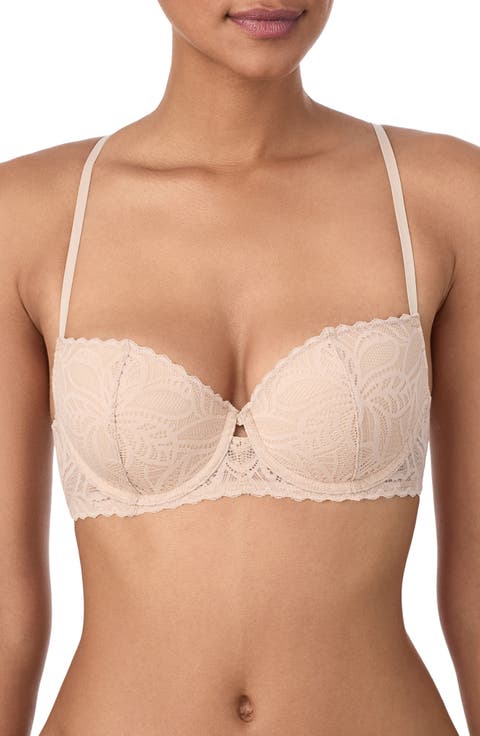 Deco Underwire Lace Balconette Bra