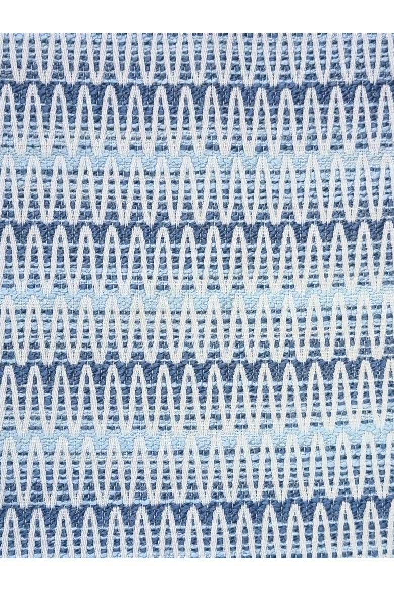 Summer Twist Indoor Outdoor Table Runner, Alternate, color, Blue