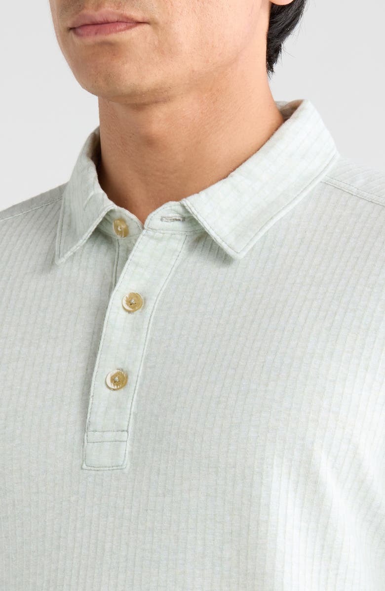 Tommy Bahama Luzia Beach Stripe Cotton Polo, Alternate, color, Light Rosemary Heather