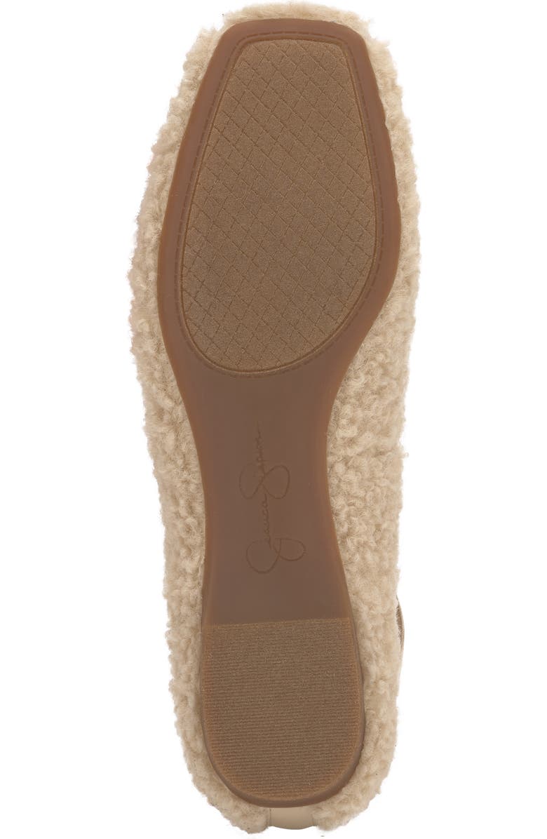 Jessica Simpson 'Mandalaye' Leather Flat, Alternate, color, Natural Brown