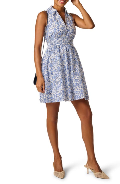 Floral Print Fit & Flare Dress