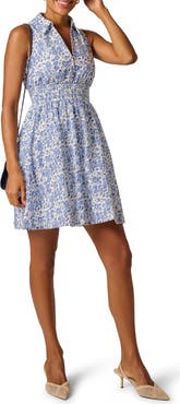 Adrianna Papell Floral Print Fit & Flare Dress
