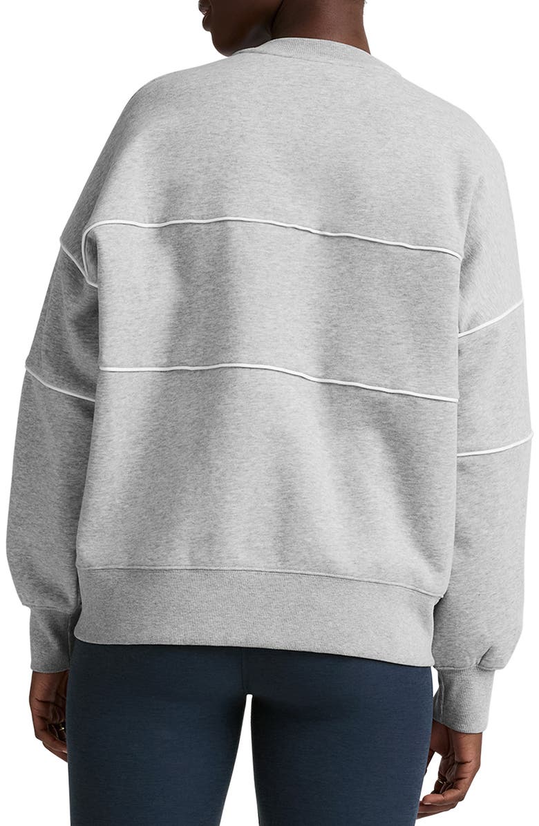 Beyond Yoga Piper Oversize LuxeFleece Sweatshirt, Alternate, color, Light Heather Gray