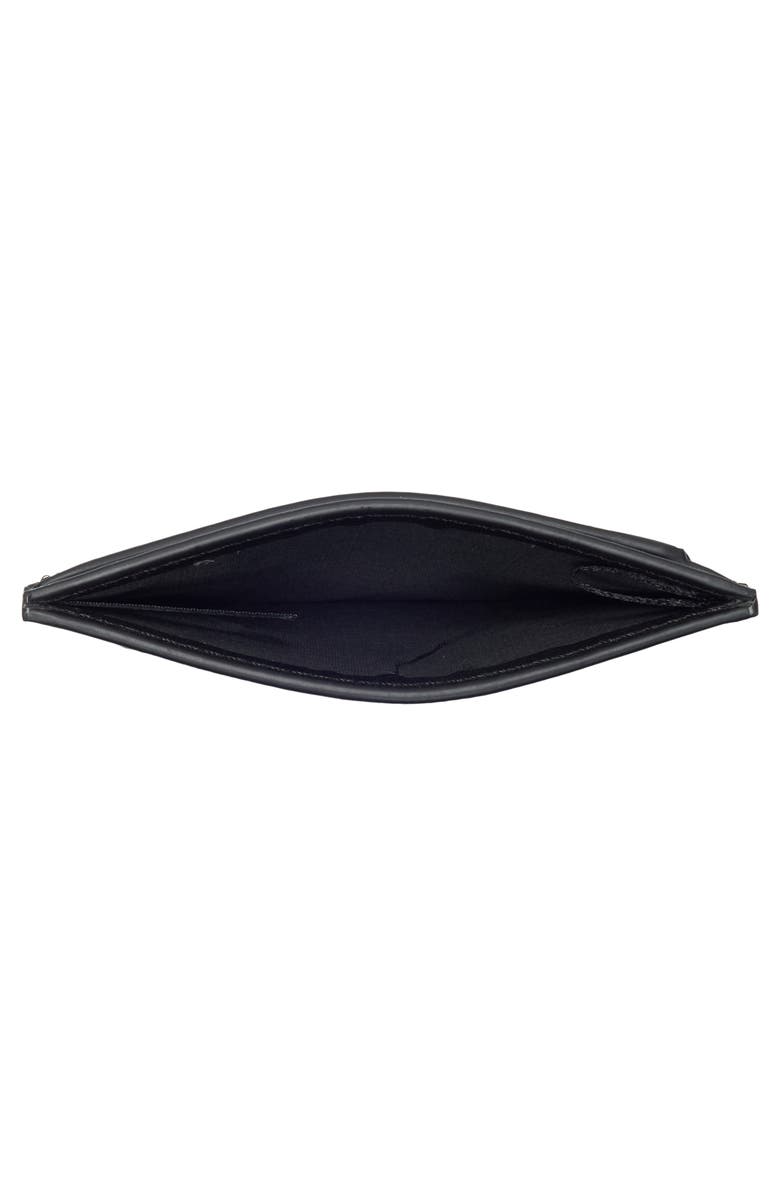 Johnston & Murphy Hunter Weekend Leather Card Case, Alternate, color, Black