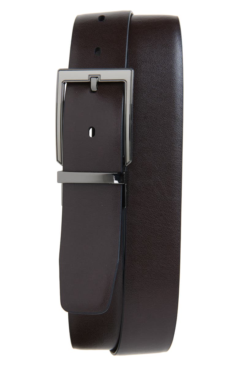 Original Penguin Reversible Leather Belt, Alternate, color, Black/ Brown