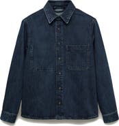 MANGO Regular Fit Denim Overshirt