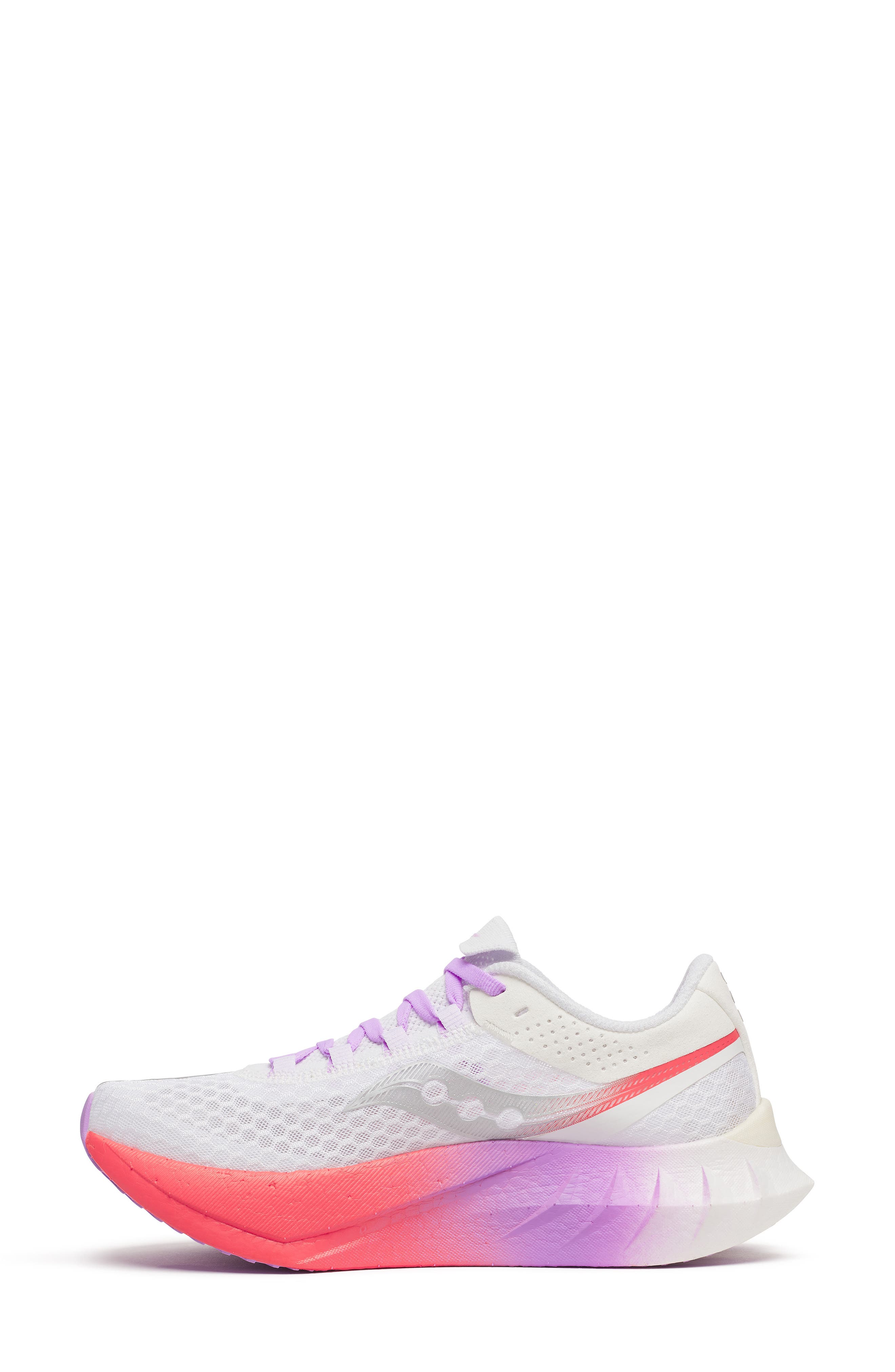 Saucony Endorphin Pro 4 Racing Shoe, Alternate, color, White/ Crocus