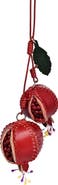 OLD TREND Pom Genuine Leather Botanical Fruit Charm