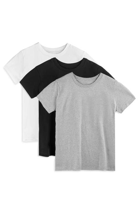 Organic Cotton Kids Short Sleeve T-Shirt 3-pack