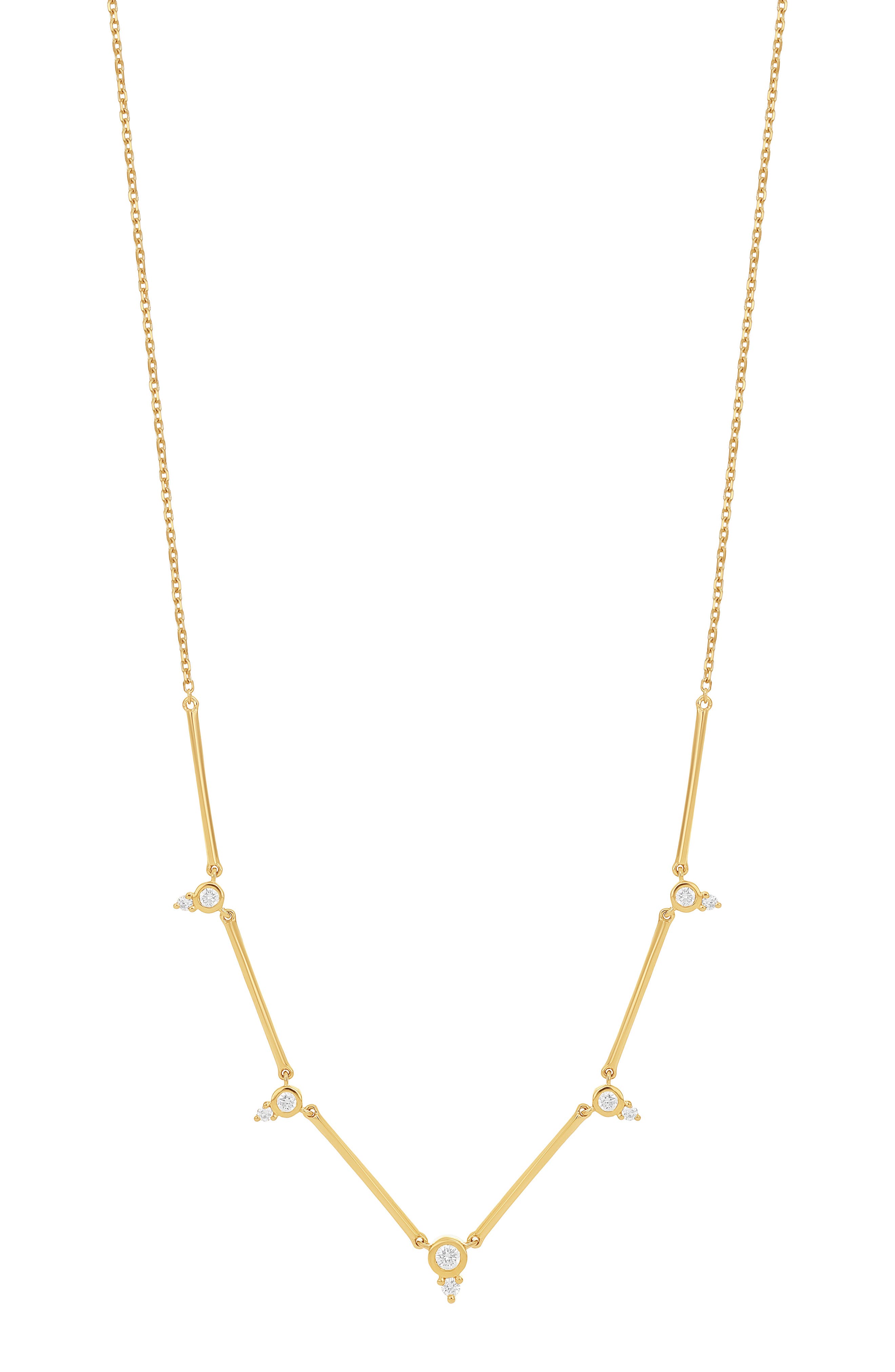 Aviva Diamond Station Necklace (Nordstrom Exclusive)