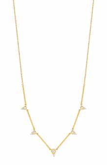 Aviva Diamond Station Necklace (Nordstrom Exclusive)