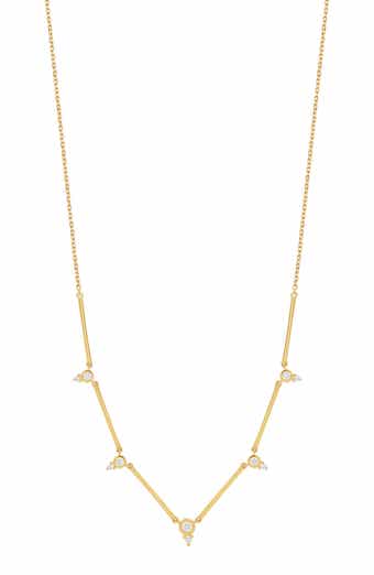Aviva Diamond Station Necklace (Nordstrom Exclusive)