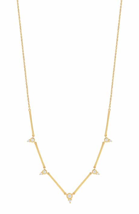 Aviva Diamond Station Necklace (Nordstrom Exclusive)