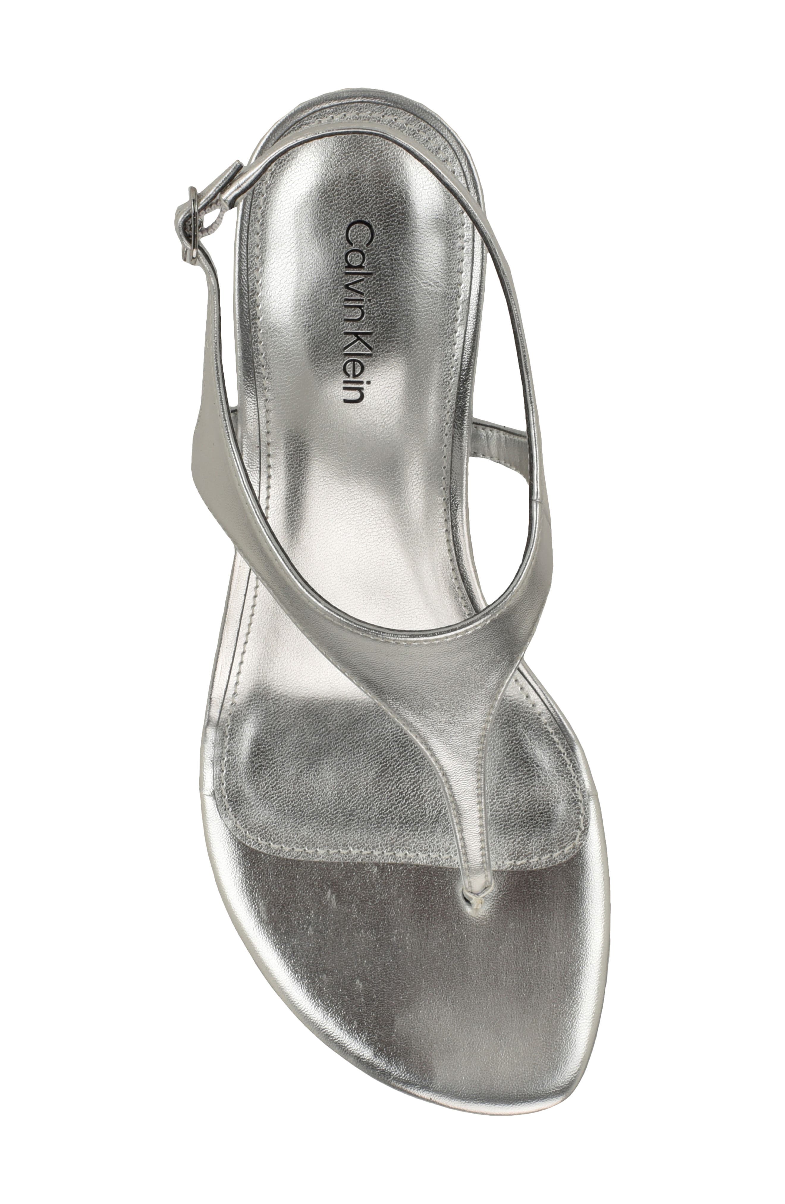 Portia Ankle Strap Sandal, Alternate, color, SILVER