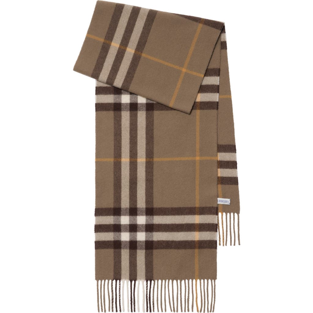 Burberry Checked Cashmere Scarf