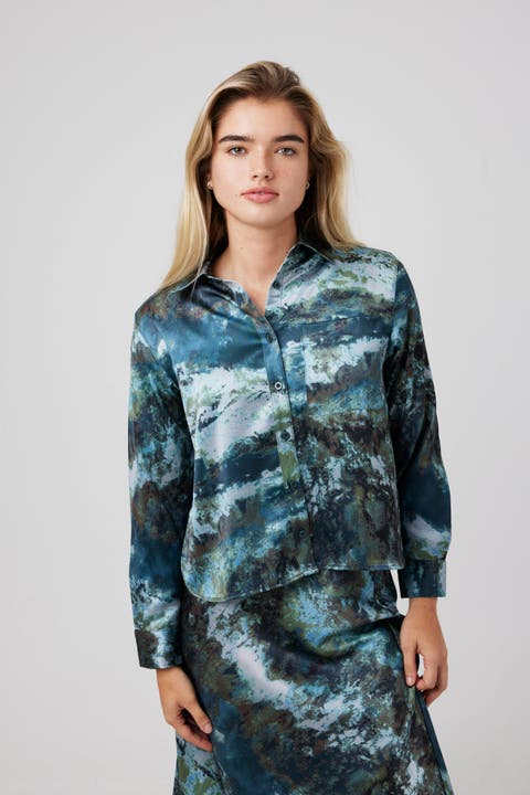 スカート andmary tess blouse mini dress Tess blouse mini dress