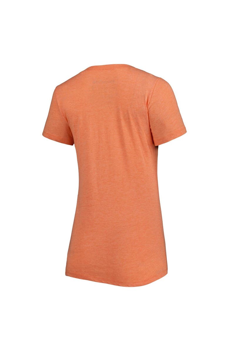 HOMEFIELD Women's Homefield Heathered Orange Clemson Tigers Vintage Tri-Blend T-Shirt, Alternate, color,