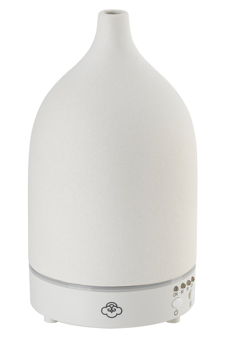 Vapor Ceramic Ultrasonic Diffuser, Alternate, color, WHITE