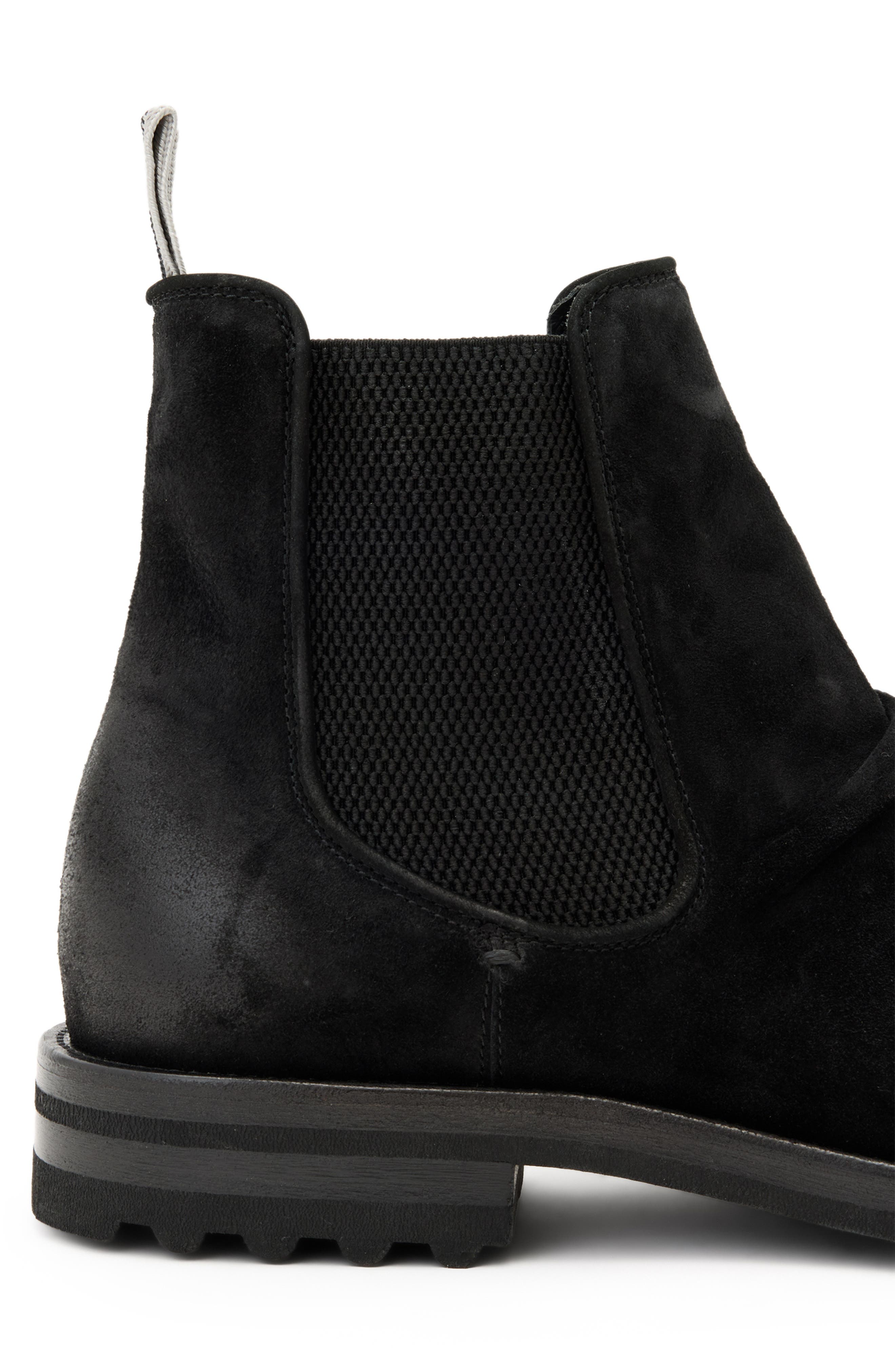 John Varvatos Freeman Chelsea Boot, Alternate, color, Black/Black