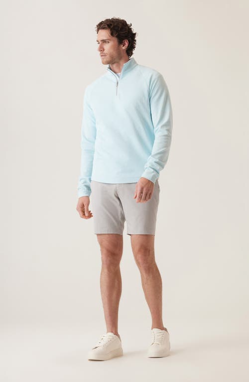 Shop Deke Oasis Luxeflex Twill Bermuda Shorts In Stone