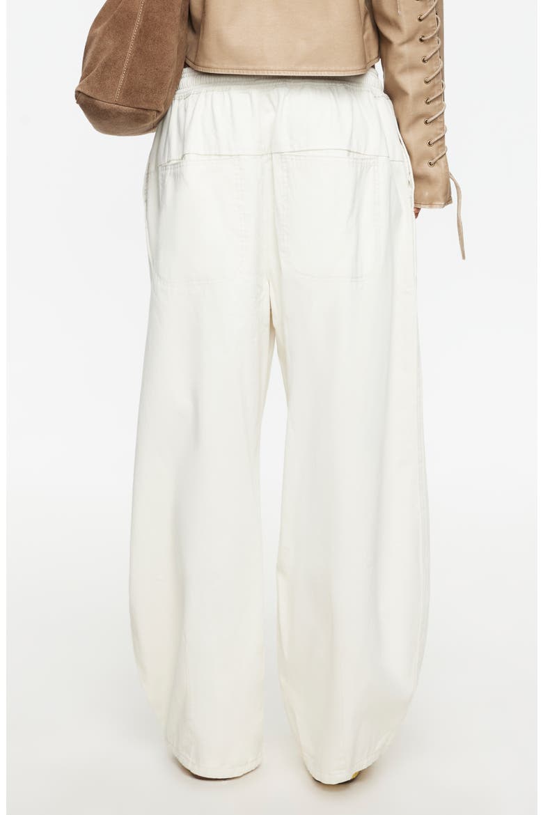 Out of Office Cotton Drawstring Pants, Alternate, color, SAND