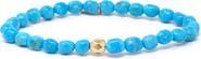 Anzie Boheme Sleeping Beauty Turquoise Beaded Stretch Bracelet