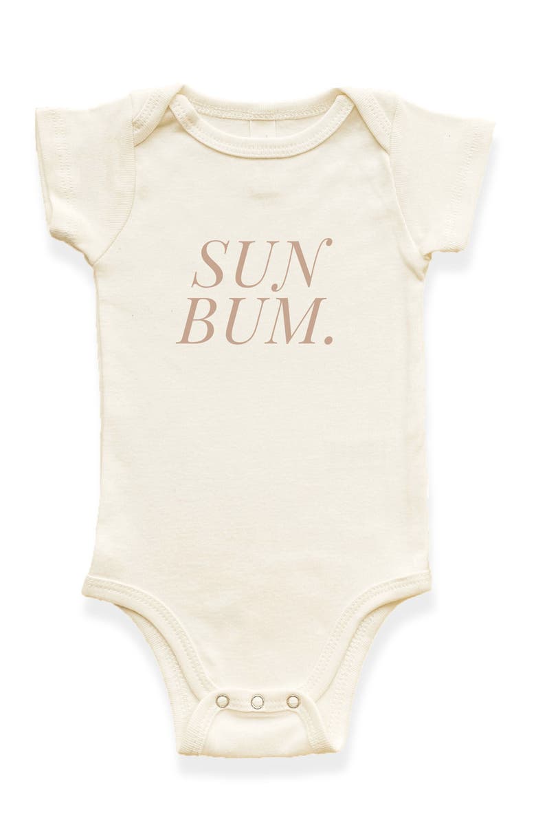 Tenth & Pine Sun Bum Organic Cotton Baby Bodysuit, Main, color, Natural