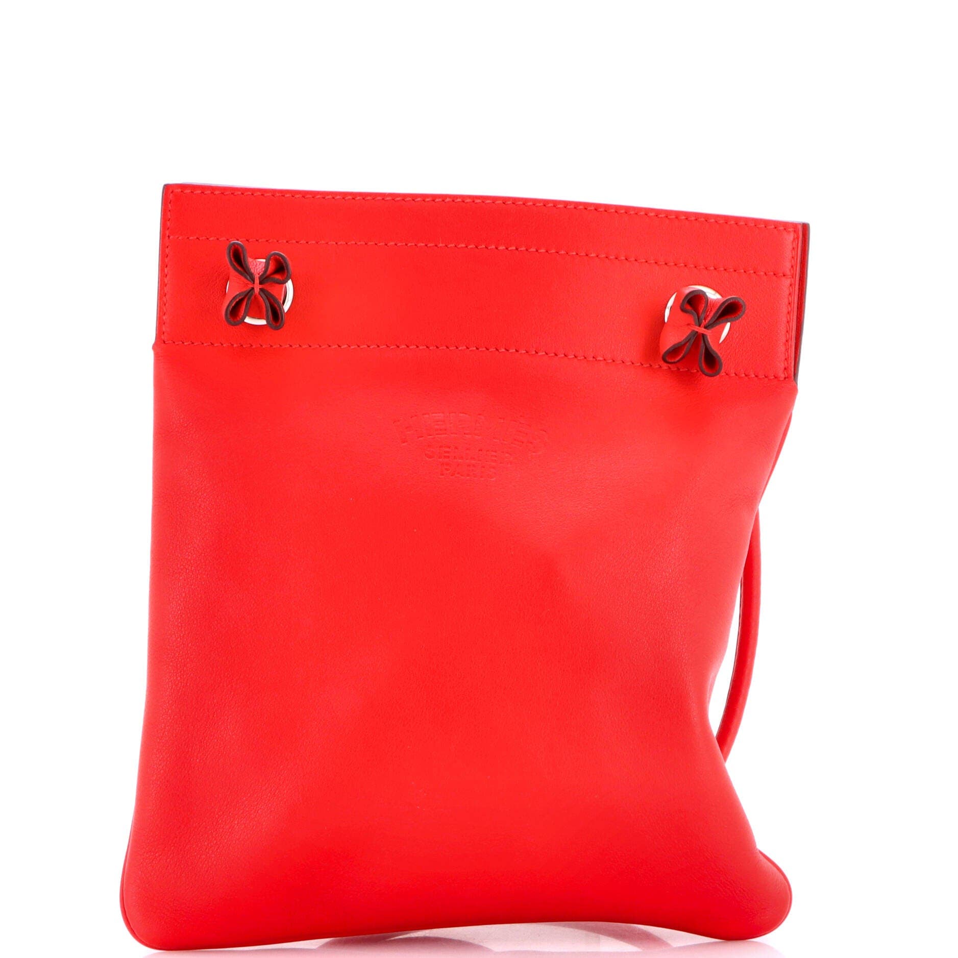 Aline Bag Milo Lambskin and Swift Mini, Main, color, Red