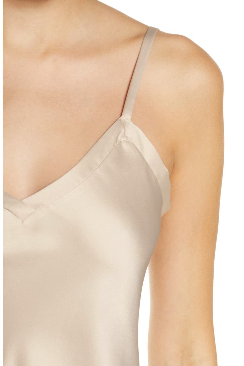 Fresh Satin Chemise, Alternate, color, CHAMPAGNE