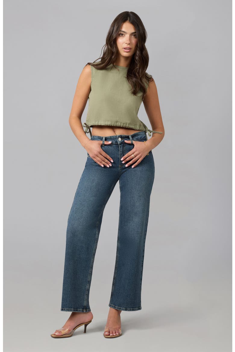Liel Cotton Twill Top, Alternate, color, WORN SAGE