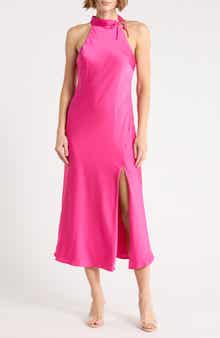 Mari Satin Maxi Dress