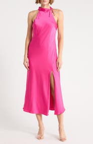 Hutch Mari Satin Maxi Dress